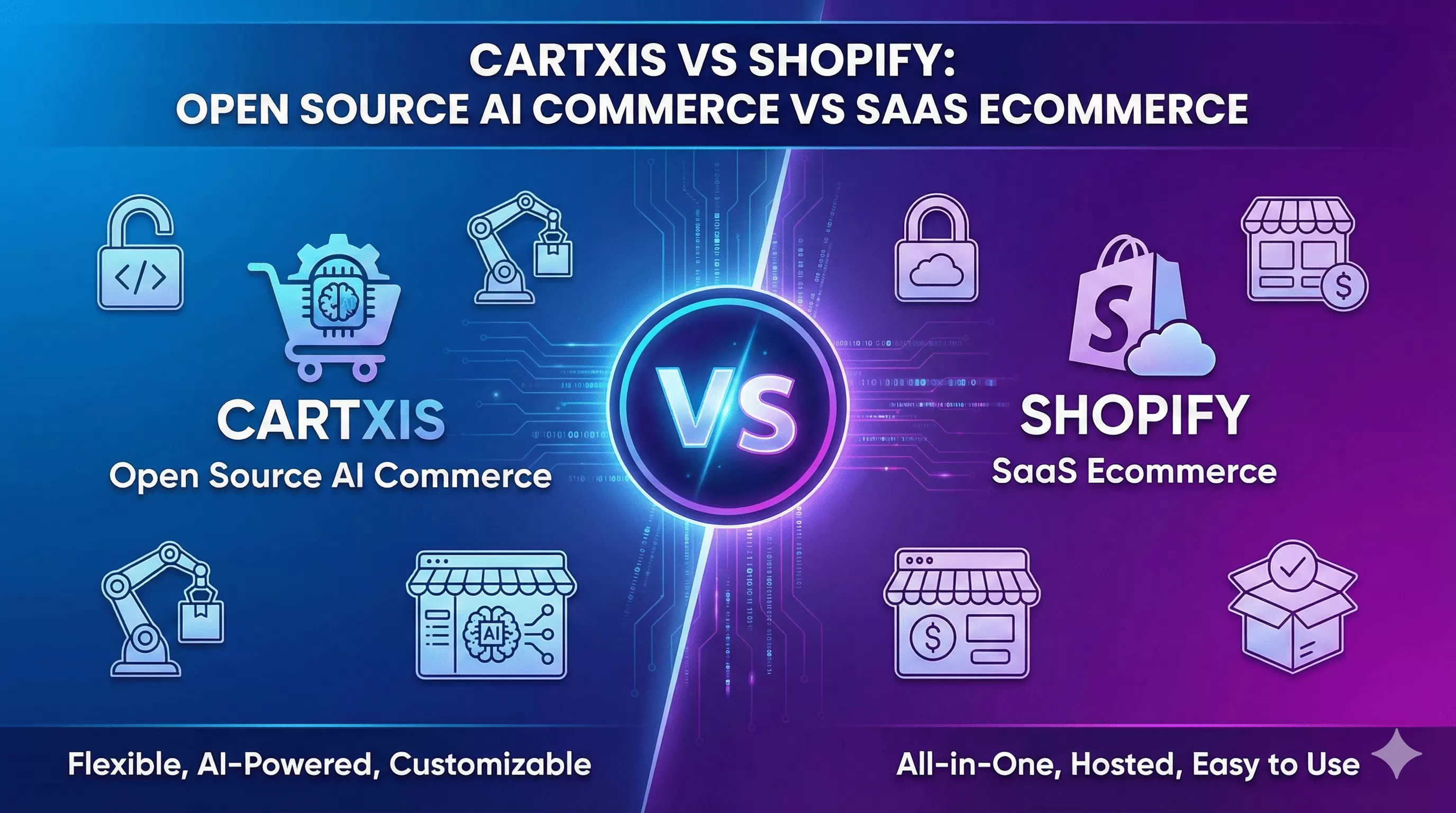 Cartxis vs Shopify: Open Source AI Commerce vs SaaS Ecommerce
